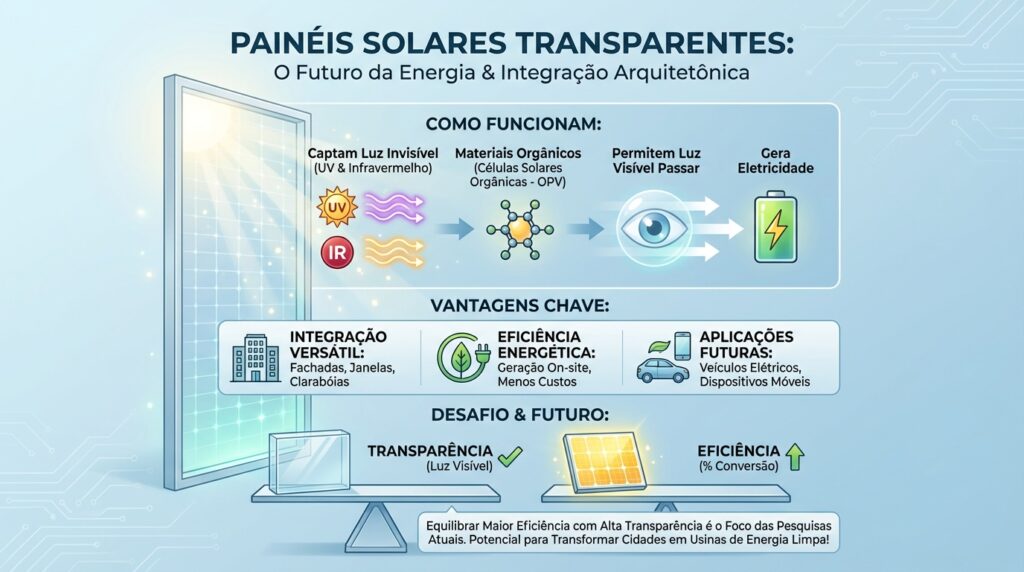 Tudo sobre Painéis Solares Transparentes