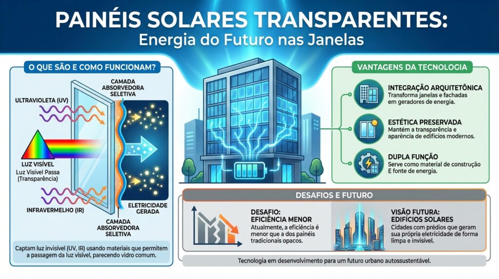 Tudo sobre Painéis Solares Transparentes