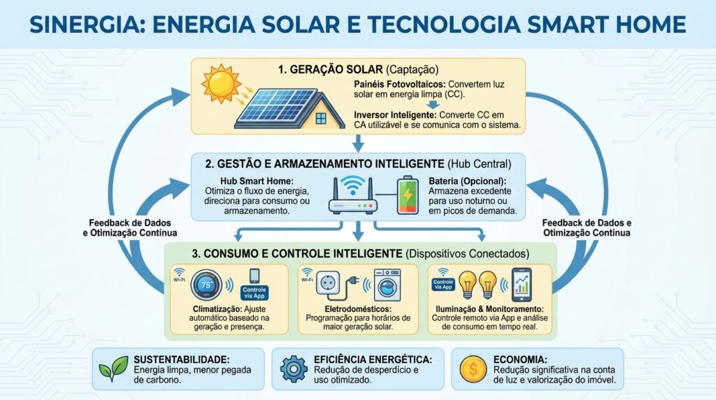 Energia Solar e Tecnologia Smart Home
