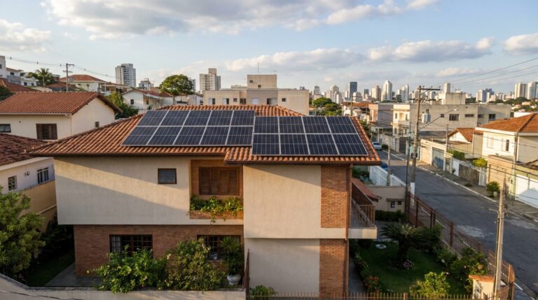 Sistema Fotovoltaico Residencial no Alto da Lapa, São Paulo | 7,20 kWp