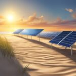 Solar Panel na Praia Corrosao