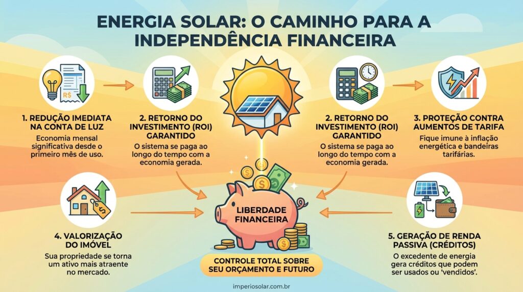 Energia Solar e Independência Financeira