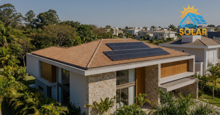 A sombra do prédio vizinho não pegou o sol para ele - como uma casa na Vila São João, em Guarulhos, garantiu economia com energia solar de 3,60 kWp