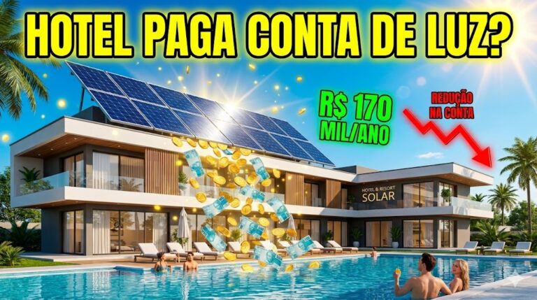 Energia Solar para hotéis, resorts, airbnbs, pousadas, clubes e hospedagens em geral