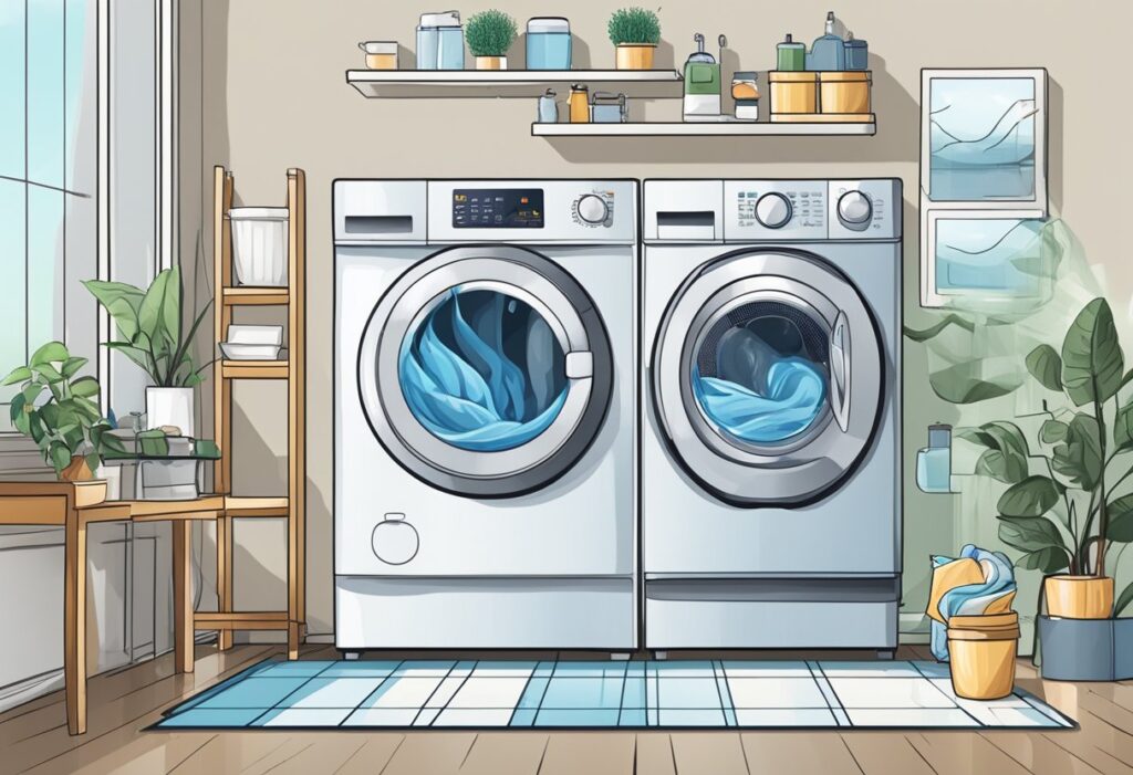 A máquina de lavar e secar roupa é um eletrodoméstico que consome água em grande quantidade. Em média, uma lavagem completa pode utilizar de 40 a 200 litros de água, dependendo do modelo e da capacidade da máquina.