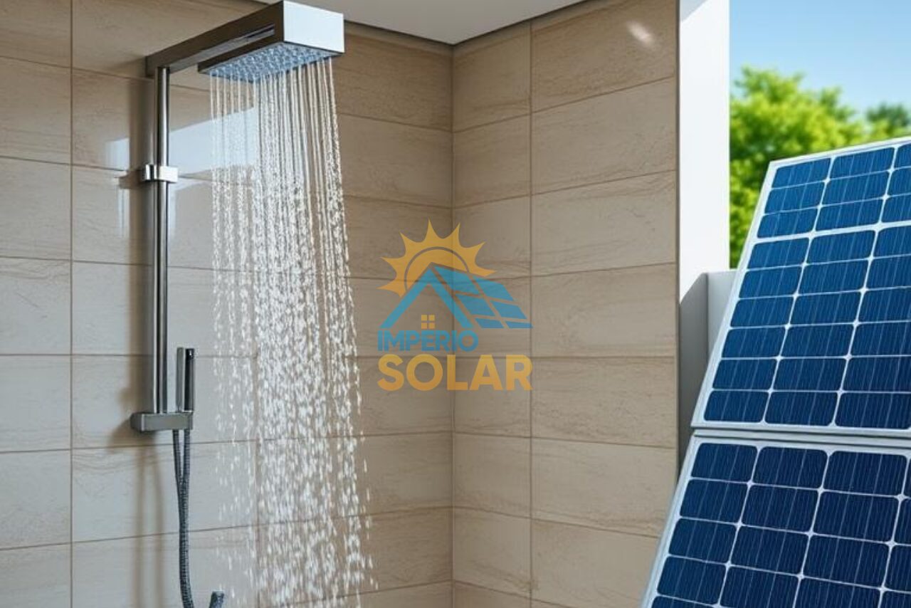 Chuveiro elétrico com energia solar, economize na conta de energia ...