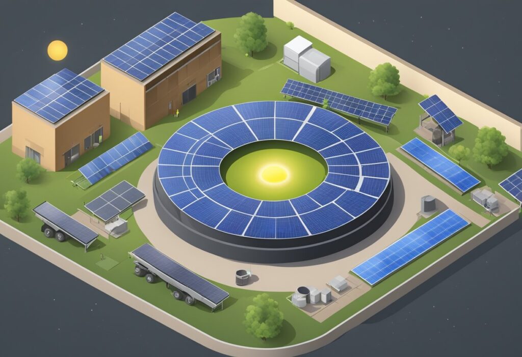 Uma fábrica de painéis solares com materiais reciclados e reutilizados num processo de economia circular