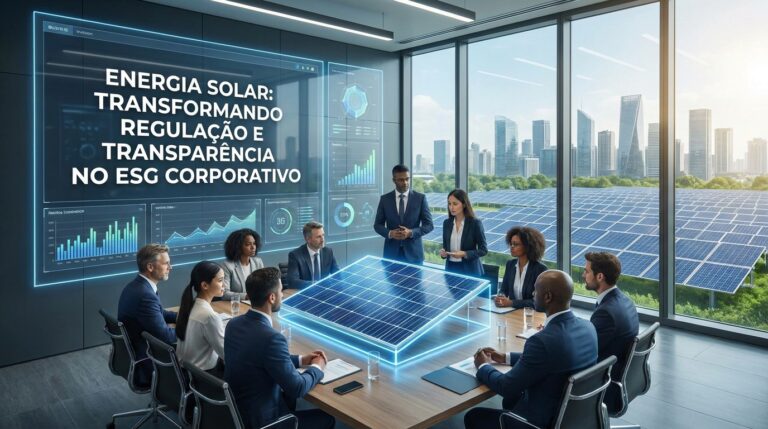 Como a energia solar está transformando a regulação e a transparência no ESG corporativo?