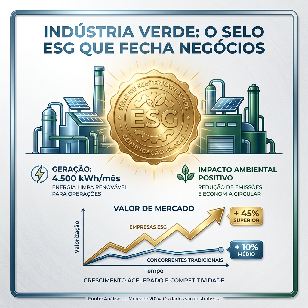 Uma usina robusta: 4.500 kWh mensais garantem a independência dos motores e teares pesados.