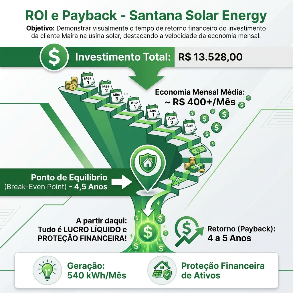 Infográfico: Como um investimento de R$ 13.528 vira lucro em menos de 5 anos.