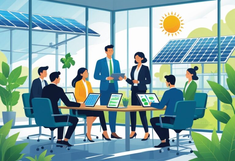 Clientes que valorizam práticas ambientalmente responsáveis, o uso de energia solar como vetor para sustentabilidade empresarial