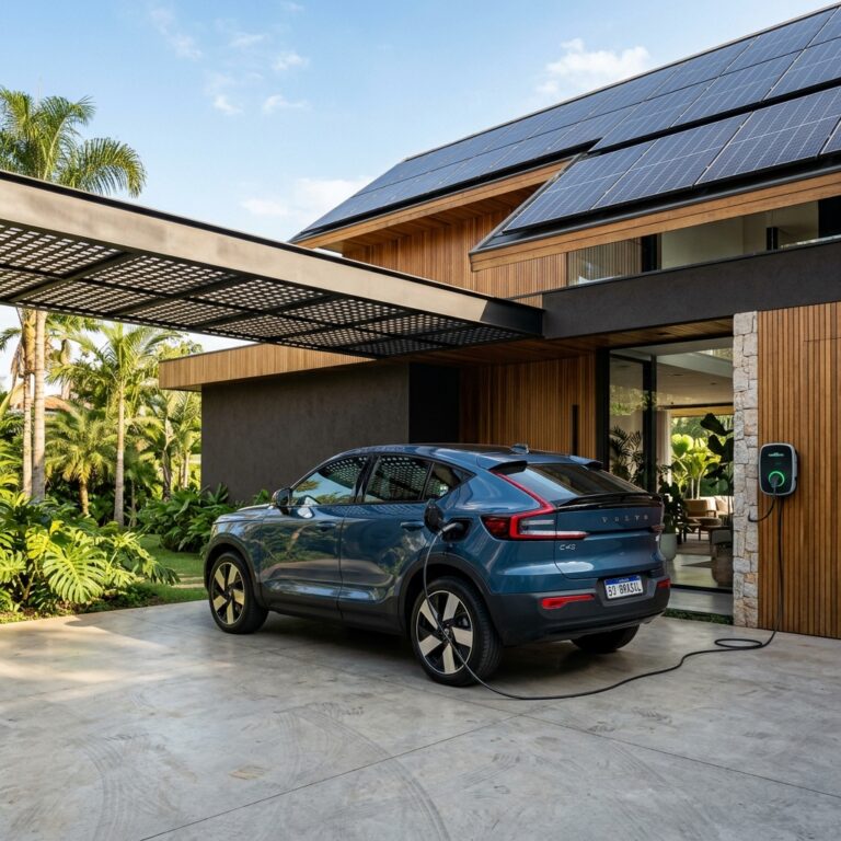 Vale a pena ter um carro híbrido plug-in sem energia solar em casa?