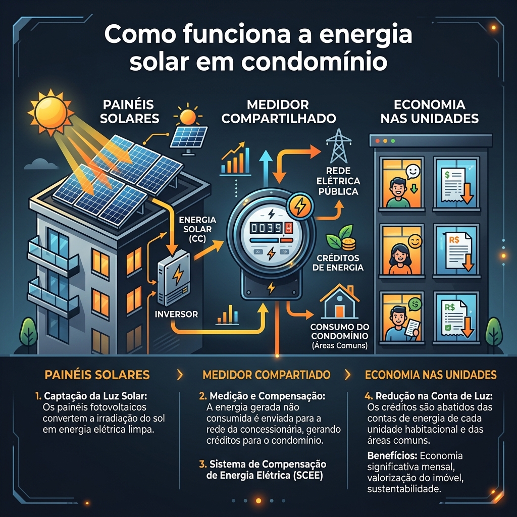 Dashboard de monitoramento de energia solar e impacto ambiental