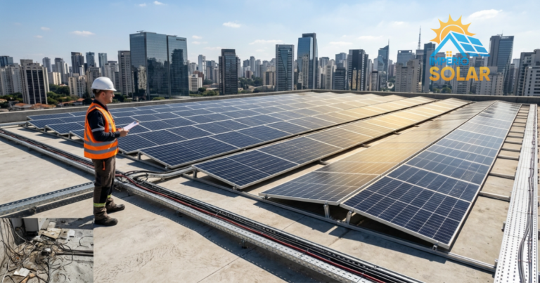 Quando o sistema para de funcionar direito: como a Imperio Solar Renováveis recuperou 52,44 kWp de capacidade em uma usina comercial na Zona Sul de São Paulo