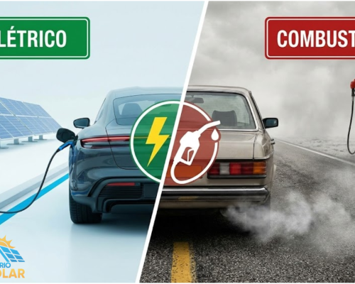 Carro Elétrico vs Combustão